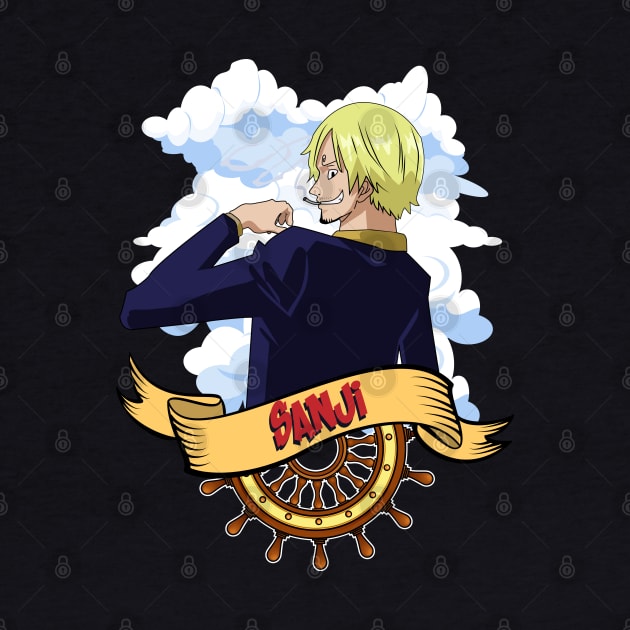 One piece anime - Vinsmoke Sanji by mounier